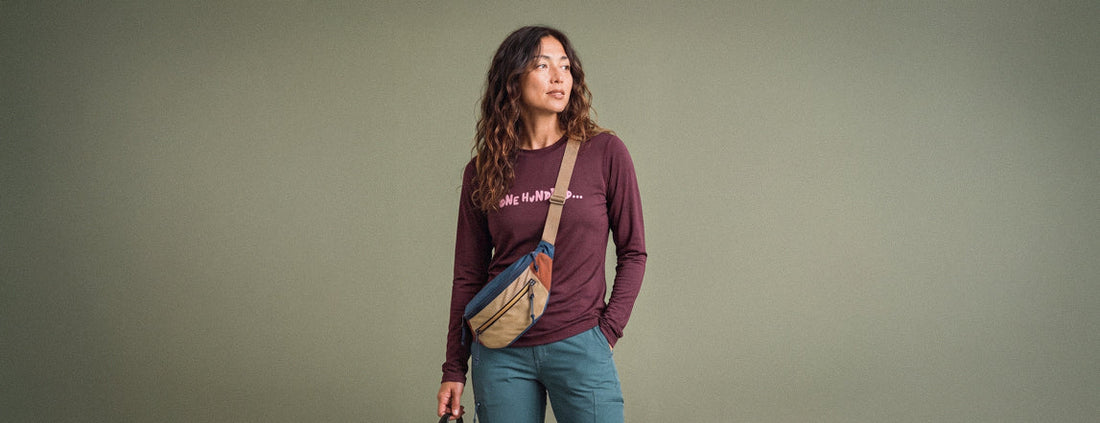 Mujer jersey one hundred color burgundy